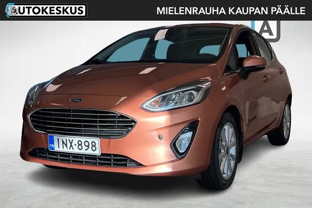 Ford Fiesta 1,0 EcoBoost 100hv M6 Titanium * Lämmitettävä tuulilasi / Aut. ilmastointi* Image 1